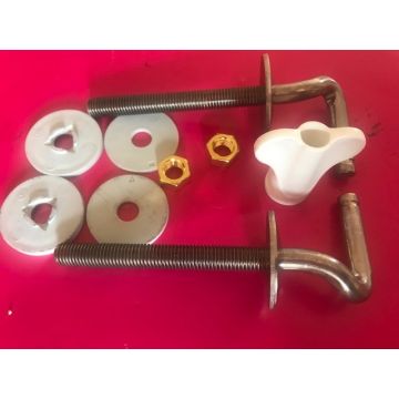 Pressalit BA1P999/D86P999 Objecta and Objecta D set of hard chrome hinges 