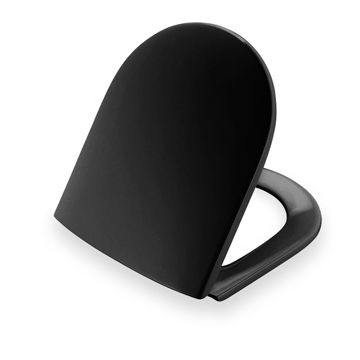 Pressalit Objecta D closet seat with lid 172111-BR7999 BLACK