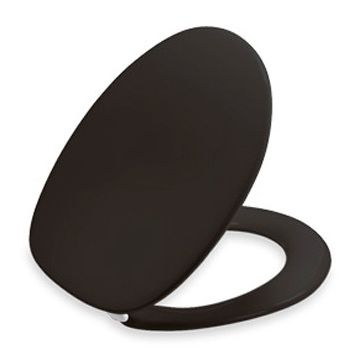 PRESSALIT toilet seat with cover, model "Zaga", art. no. 314 made of colour ingrained duroplast with UN9 univertical hinge
- centre distance: 155 mm
- load - ring seat 240 kg
- with inlaid duroplast hinges for easier cleaning
- suitable for many unive
