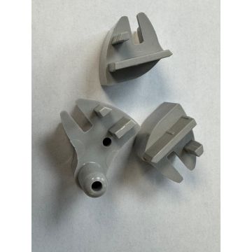 Replacement Grey plastic shower hinges