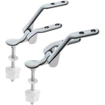 Ideal Standard Conca Toilet Seat Replacement Hinges In Chrome 9948