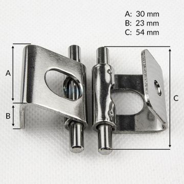 Roca Toilet Seat Hinges for Sydney Girelda Seat AI0006500R Old Code A820053810 