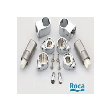 ROCA GIRALDA SENSO HALL SOFT CLOSE TOILET SEAT HINGE SET ONLY CHROME HINGES AI0003200R