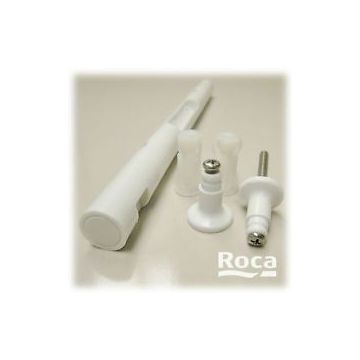ROCA OLD DAMA CONCEALED TOP FIXING TOILET SEAT BAR HINGE SET ONLY WHITE HINGES ROCA TOILET SEAT SPARES