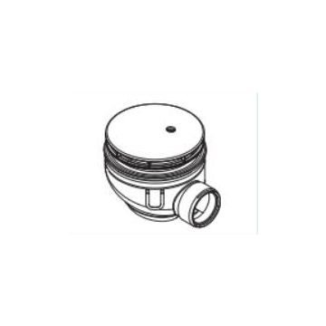 Roca A2HL029000 Plat Drain 90 S/Tap Chrome Spare - Cabin - Aquatech 02 - AQ club-basic v-basic-master-comfort H 900/1000/1200/1500