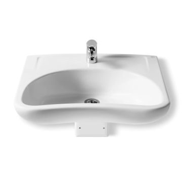 ROCA A327230000 ACCESS Wall-Mounted Washbasin Glossy White Porcelain
