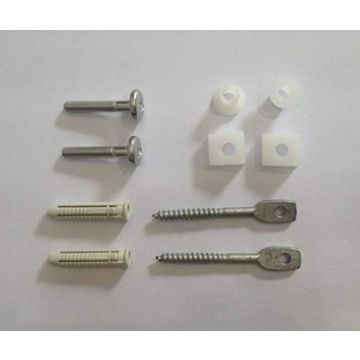 Mounting kit AV0007600R / A527003010 for Roca standing bowls and bidets
 
Type: assembly kit
Material: plastic and metal
Purpose: for bowls and bidets

Element A:

Length [mm]: 40
Dimension A [mm]: 28
Dimension B [mm]: 12