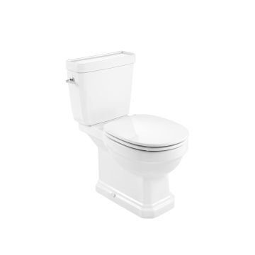 Roca Carmen close-coupled Rimless WC with dual outlet A3420A7000