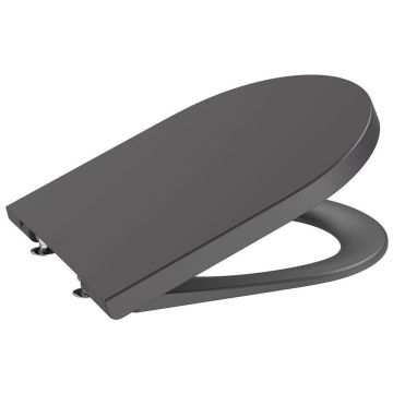 Roca  Inspira Round Bidet Cover - Onyx A80652264B