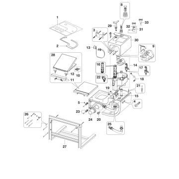 Roca Toilet A802910870 W&W Cover Plate Rear Of Seat