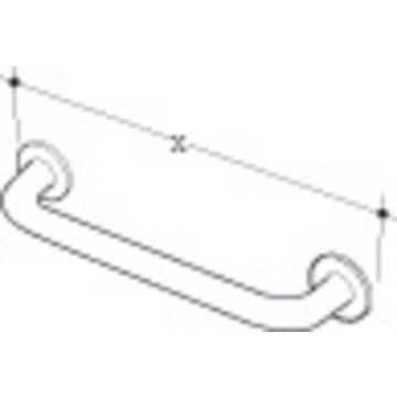 A/Shks S6453AC Con21 Str Grab Rail Wht 50cm