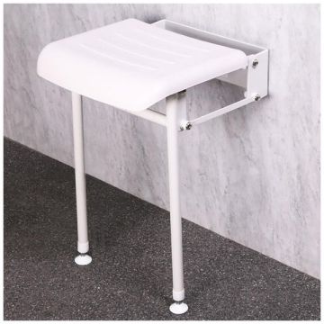 SHW SEAT WHITE FOLDING & LEGS