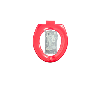 Wirquin Celmac SCK51RE Celeste Plus Toilet Seat Ring & Hinges Only RED