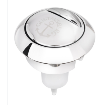 Gustavsberg GB19299P0201 Chrome push button