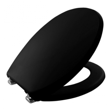Bemis Atlantic Ultra Fix Toilet Seat Blk 108054047 Bathroomsuites