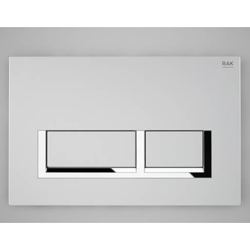 RAK Chrome Rectangular Geberit Flush Plate FS04RAKCPM Chrome finish
For use with concealed cistern only (FS12RAK)