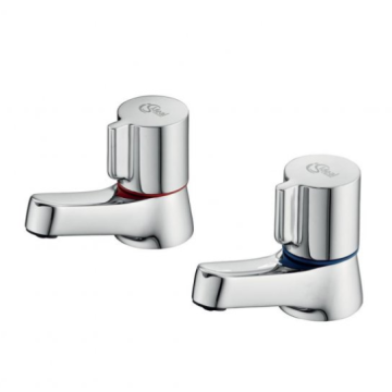 Ideal Standard Spares Alto pair basin taps with new handles -B0349AA