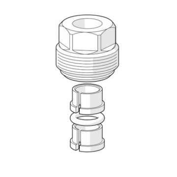Connection nipple Oras 159684 for copper pipe 501076834
