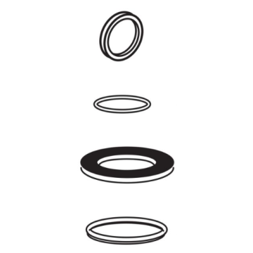 MEPA sealing set 590744, for concealed cistern Sanicontrol type A12/E11/E21/E31