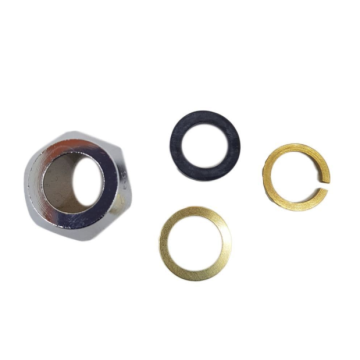 Geberit 3/8" Brass Nut and Washer Set 294.833.21.1