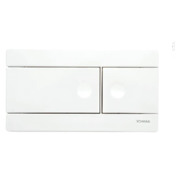 Schwab 360160 Line Flush Plate White