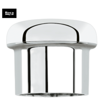 A Roca A525094400 replacement diverter knob for a bath-shower mixer. This knob is used to switch the water flow between the bath faucet and the showerhead. 
