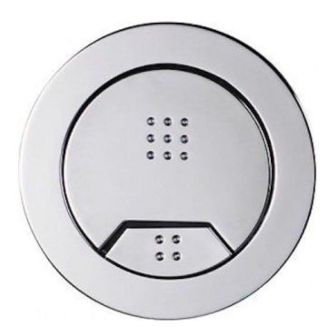 Tavistock Vortex Dual Flush Air Round Push Button Cistern Toilet Pneumatic Chrome B078SR2DDY