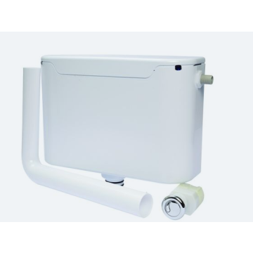 Thomas Dudley 322876 Miniflo Furniture Cistern for Comfort Height Pans Plus Button White PMFWHB322876