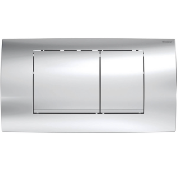 Geberit 115.899.KH.1 Twinline30 Dual Flush Plate Chrome

Dimensions: 34 cm (width) x 18.5 cm (height) x 3.2 cm (thickness).