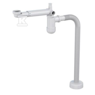 Roca Space-saving basin siphon A858B48000