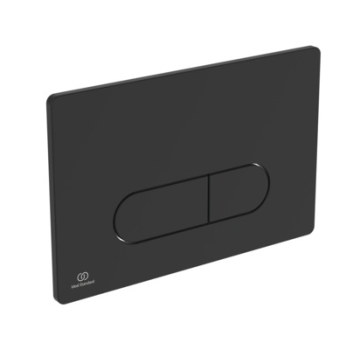 Ideal Standard R0115A6 Oleas M1  Black Mechanical Dual Flushplate