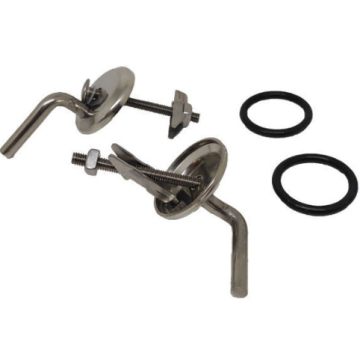 Duravit Starck 1 Toilet Seat Hinge Set 0061101099