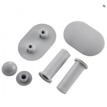 Ideal Standard Alto Toilet Seat & Cover Buffer Set (Pre 2010) Grey EV03867