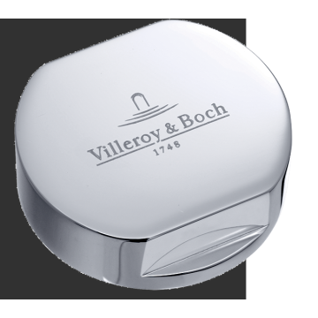 Villeroy and Boch 94052661 Cover Cap For Turn Lever Shiny Chrome