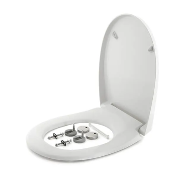Bemis Click & Clean Classic Soft Close Quick Release Toilet Seat & Cover White 2320CNCTF000