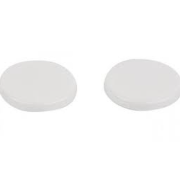 Keramag/Geberit 596403000 cover caps in alpine white (2 pieces)