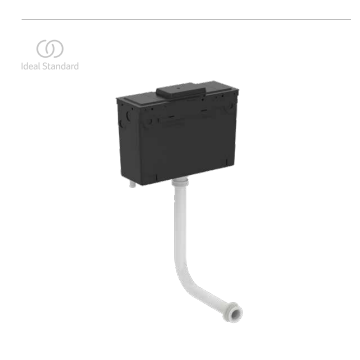 Ideal Standard Conceala 2 Universal Height Bottom Inlet Cistern, 6/4 Litre Dual Flush, Pneumatic, No Button (Product Code: E212467)