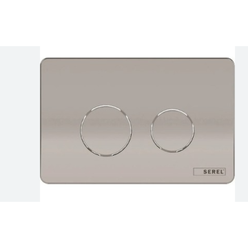 Serel P57-0180 Matt Chrome Flush Plate