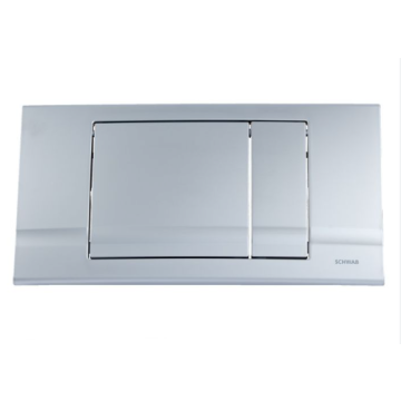 227559 Schwab operation plate Riva Duo, chrome finish