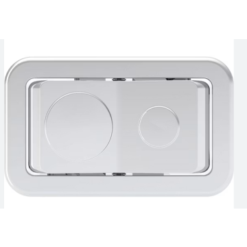 IFO / IDO 245.856.21.1 chrome dual-flush push button assembly