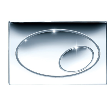 JOMO 102-000000033 Classic 2 Dual Flush Plate in a glossy chrome finish 