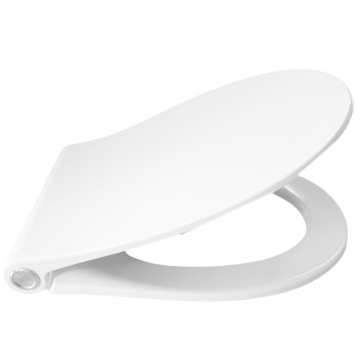 Pressalit Sway Uni Soft Close With Lift Off Bottom Fixing Toilet Seat & Cover White 970000-D05999