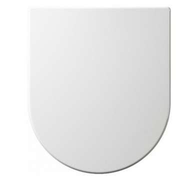 The Euroshowers Short D ONE (Model 88210) is a premium, compact D-shaped toilet seat constructed from durable, anti-bacterial Duroplast. It features a modern wrap-over lid design, smooth soft-close mechanics, and a top-fix, one-button quick-release system
