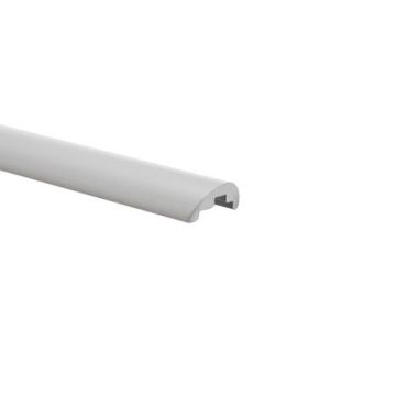 Sealing profile made of aluminum , just horizontally Color white Length: 1000 mm