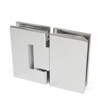 Shower door hardware " block " 180 Degree Glass