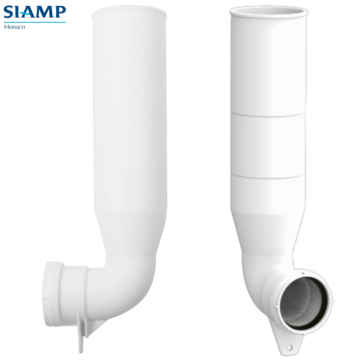 SIAMP 34017907 Supply elbow with seals for Concealed Cisterns