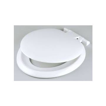 Sonata seat and cover with top fix stainless steel hinge - White SSO15WH