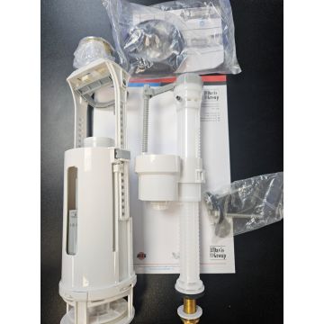 SANITANA Cistern Internals Bottom Feed Toilet Mechanism Inc Push Button SR1000000002004