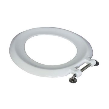 Celmac.SSO53WH.Sonata.Seat.Only.with.S/S.Hinge.Wht..