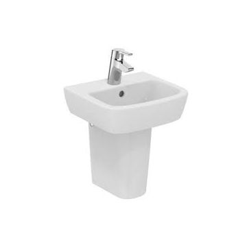 Ideal Standard  Tempo 40cm handrinse basin - one taphole  T059301

The Ideal Standard Tempo 40cm handrinse basin (model T059301) is a compact washbasin designed for cloakrooms, en-suites, and small bathrooms. It is made from strong white vitreous china.